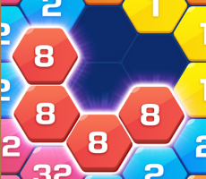 2048 Hexa Merge Block